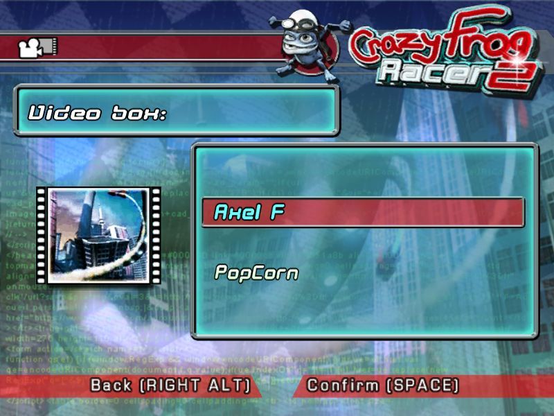 Crazy Frog Arcade Racer screenshot 4 for Playstation 2